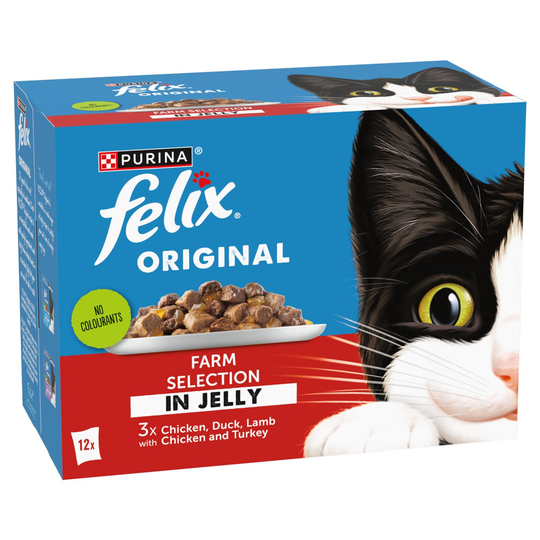 Felix Farm Selection in Jelly, 12 Pack