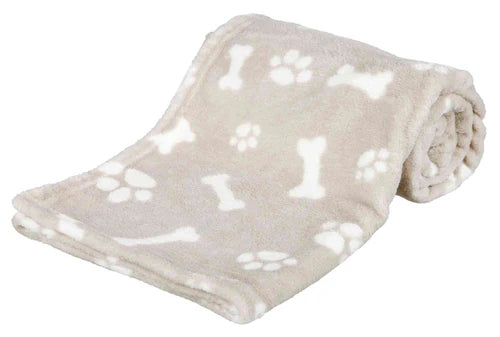 37162 Kenny blanket, plush, 75 x 50 cm, beige