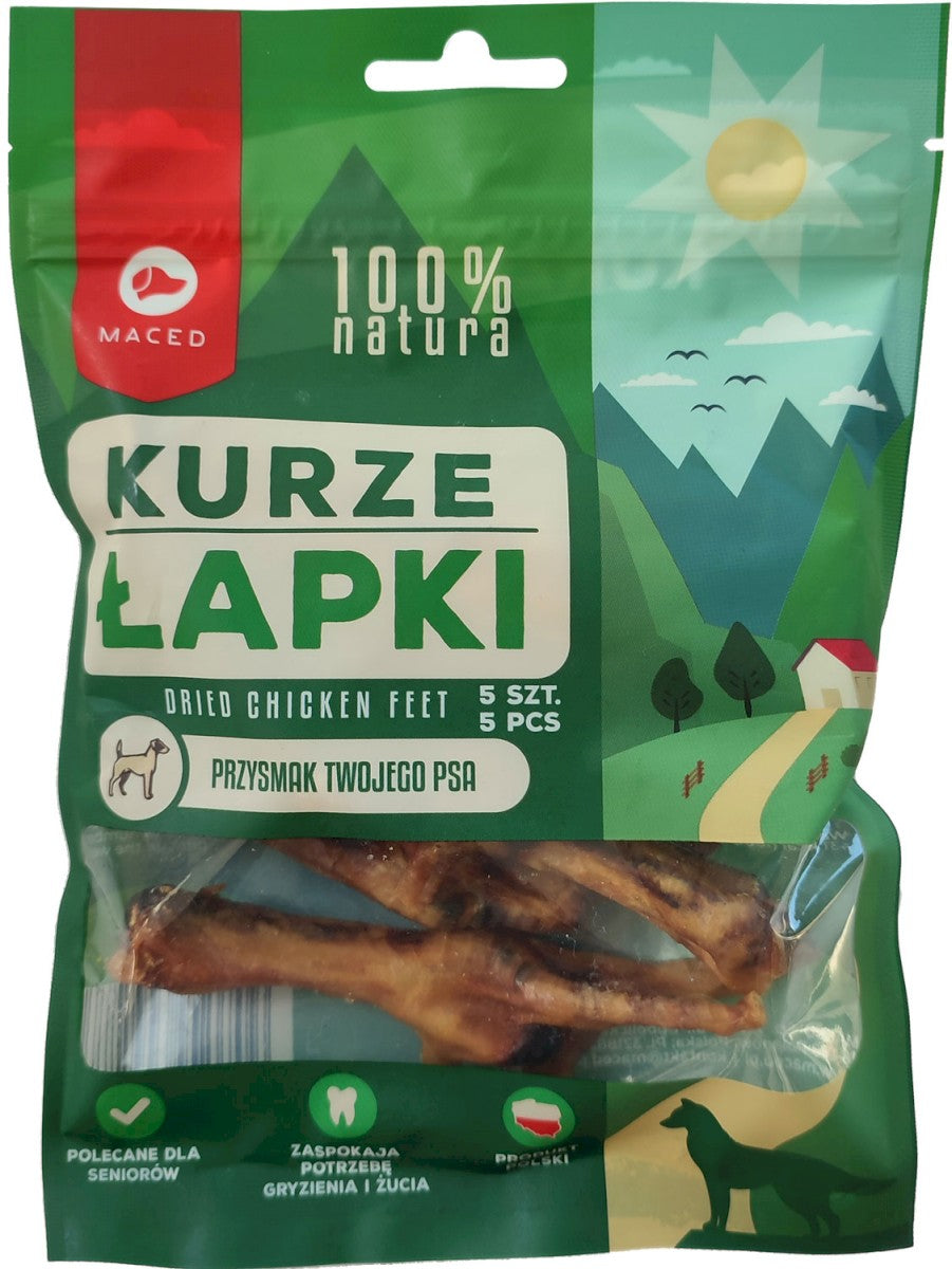 Maced Dried Chicken Feet (brown)