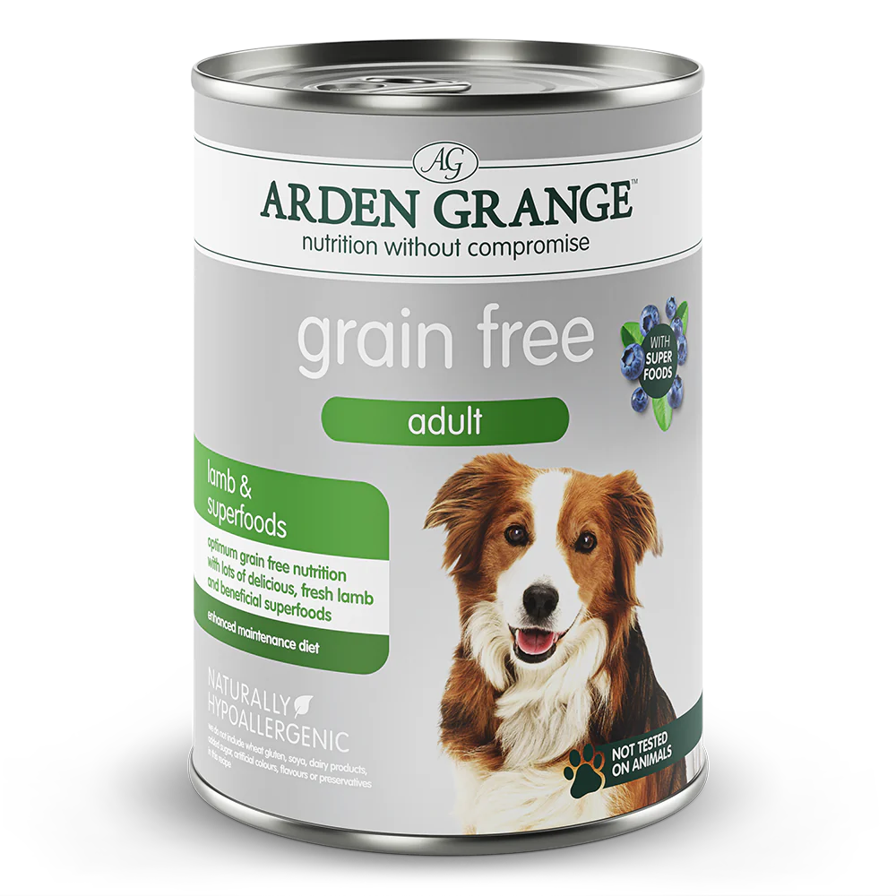 Arden Grange Grain Free Adult Lamb & Superfoods, 395g