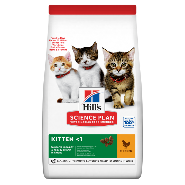 Hill's Science Plan Kitten Healthy Development cat food Chicken