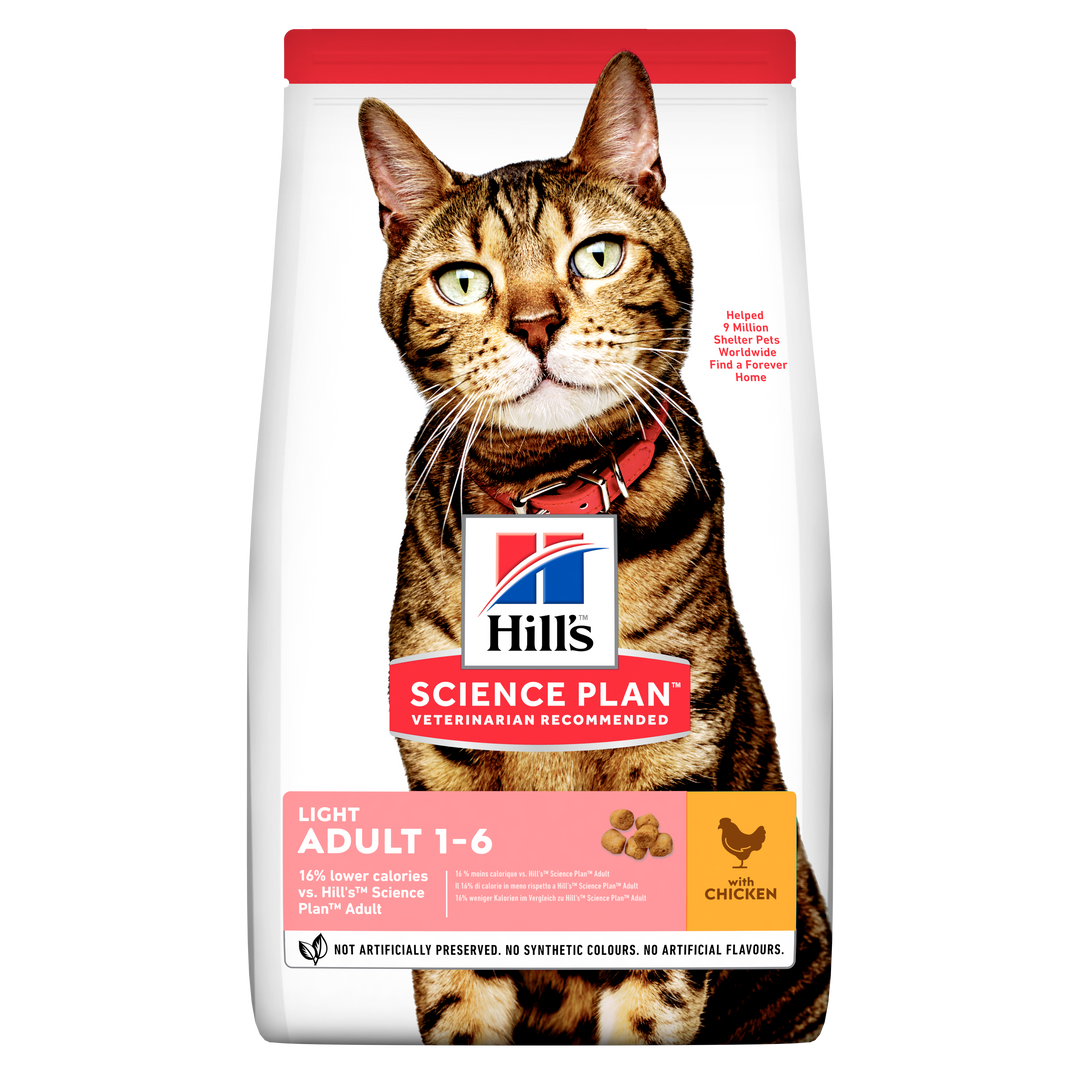 Hill's Science Plan Adult 1-6 Optimal Care Light cat food chicken