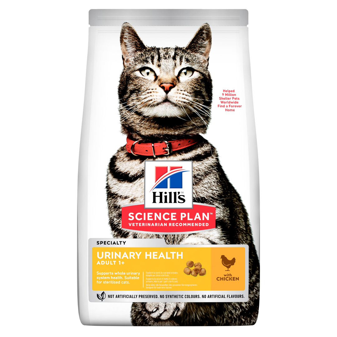 Hill's Science Plan Adult 1-6 Urinary Health control cat food chicken