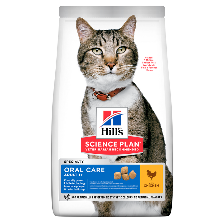 Hill's Science Plan adult 1-6 Oral Care cat food Chicken