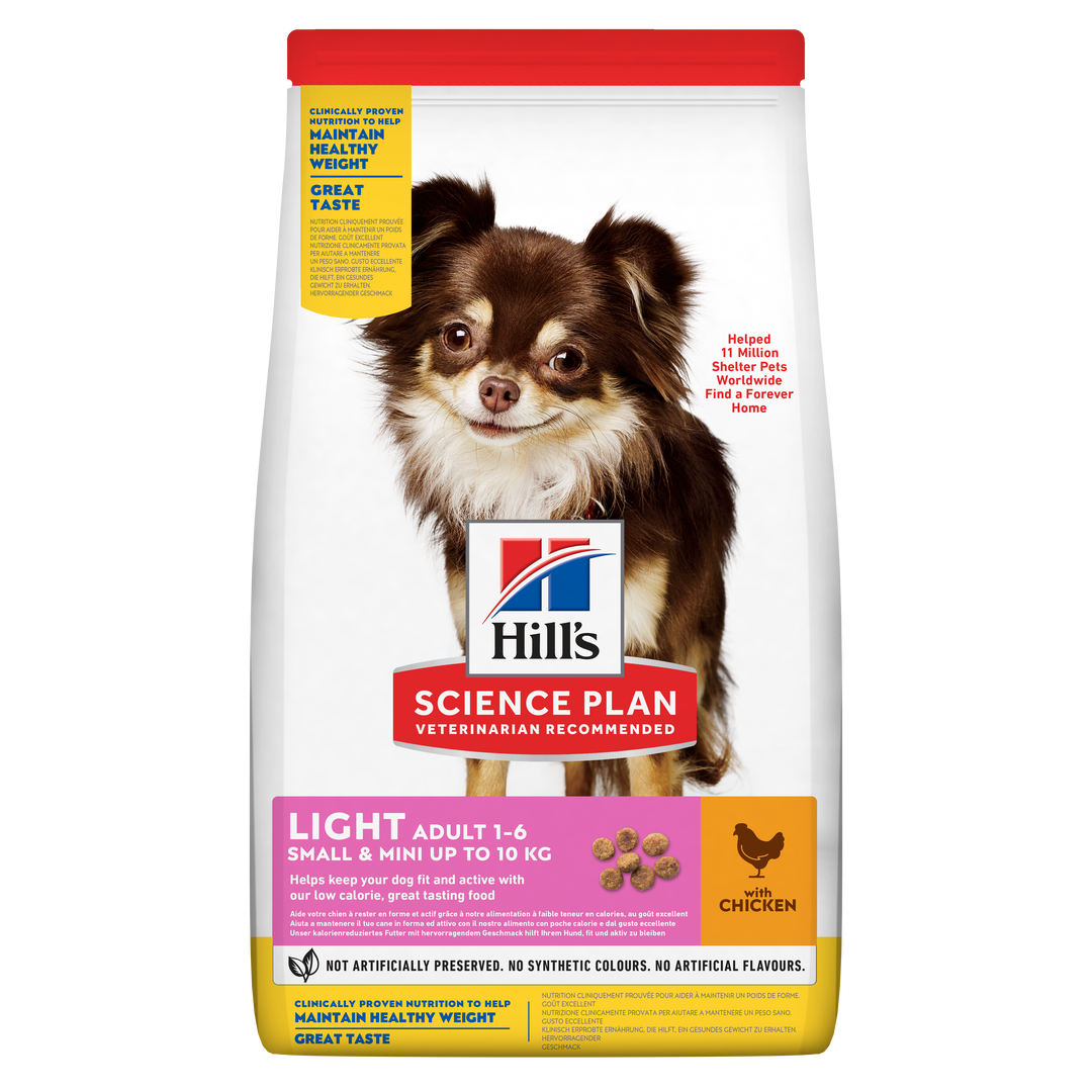 Hill's Science Plan Adult 1-6 Light Small & Miniature Dog Food, Chicken , 1.5Kg