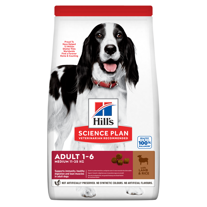 Hill's Science Plan Adult 1-6 Advanced Fitness Medium Dog Food with Lamb & Rice