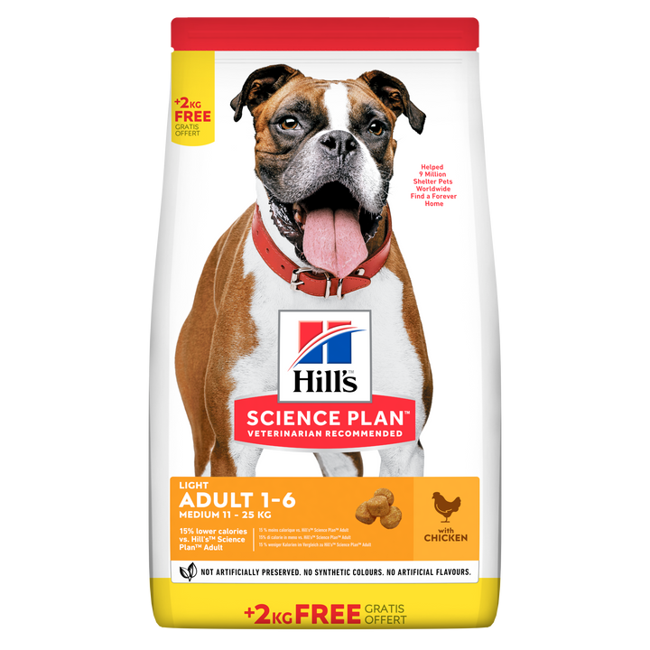 Hill's Science Plan Adult 1-6 Advanced Fitness Light Medium Dog Food with Chicken