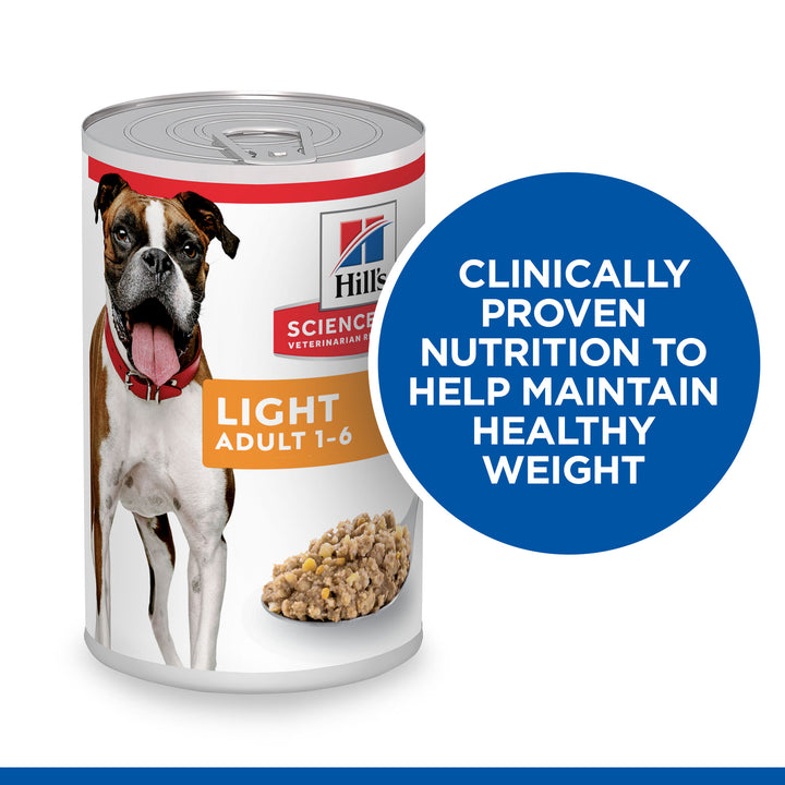 Hill's Science Plan Light Chicken, Adult 1-6, 370G CANS