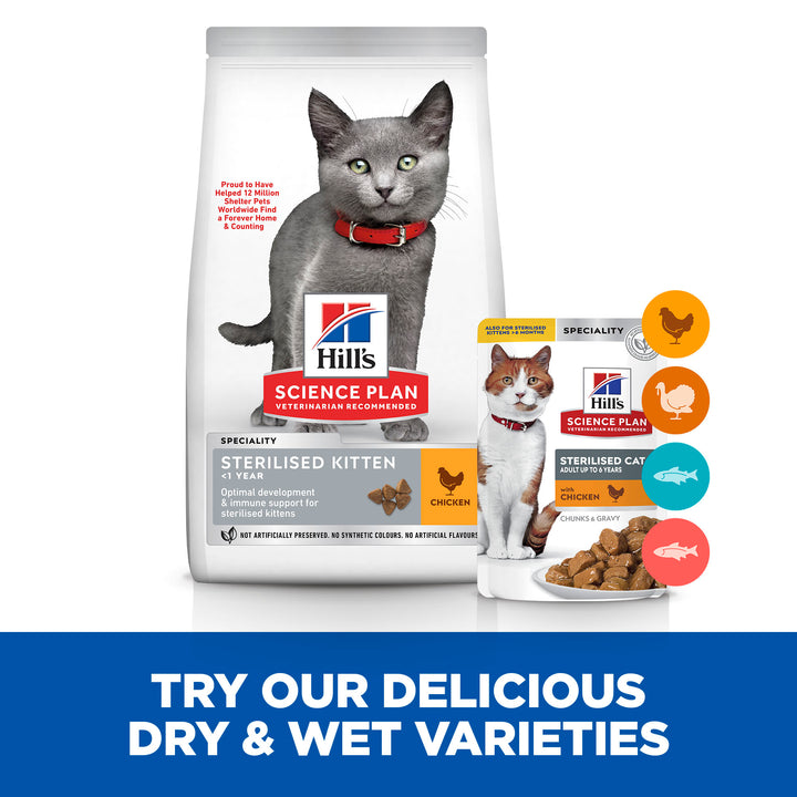Hill's Science Plan Kitten Sterilised, Chicken