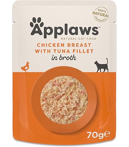 Applaws Pouches Chicken Breast with Tuna in Broth, 70g - 1 bx (12pc)