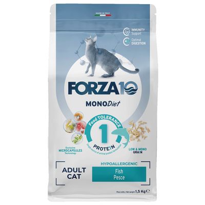 Forza 10 cat Mono Diet Fish, 1.5 Kg