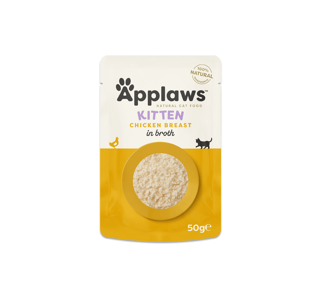 Applaws Pouches Kitten Chicken Breast in Broth, 50g