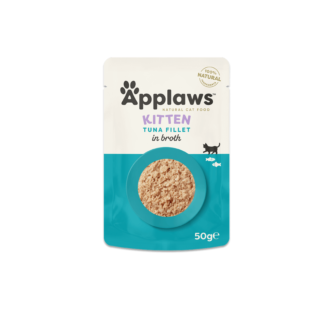 Applaws Pouches Kitten Tuna in Broth, 50g - 1 bx (12pc)