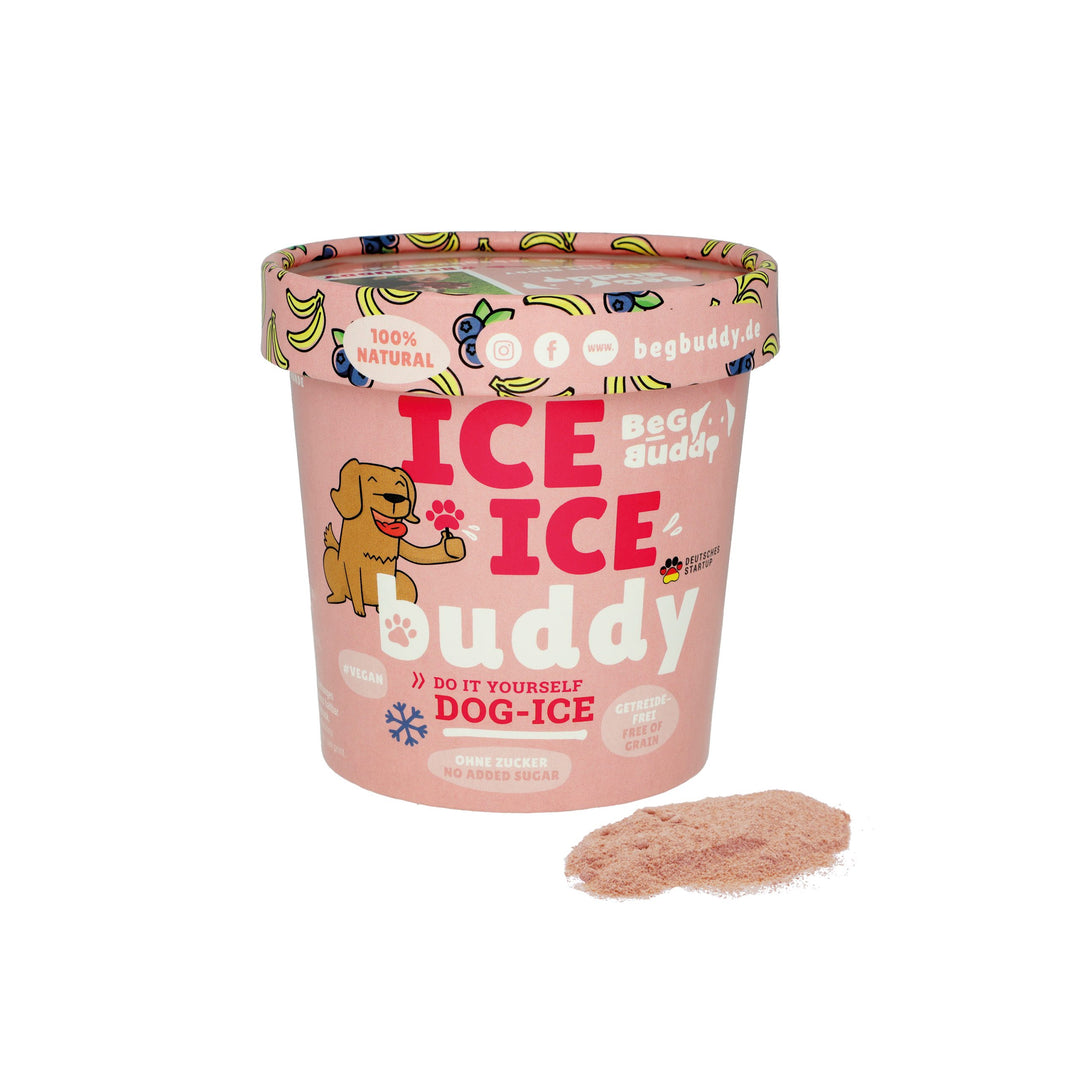 Ice Ice Buddy Ice cream for dogs with banana and blueberry, 66 g