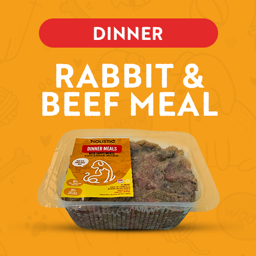 Holistic Dinner Meals - Rabbit & Beef Meal