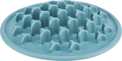 25038 Pillars Slow Feeding mat TPE, 35 cm, blue