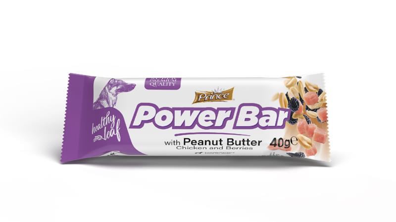 Prince Power bar with Peanut butter, Chicken & Berries