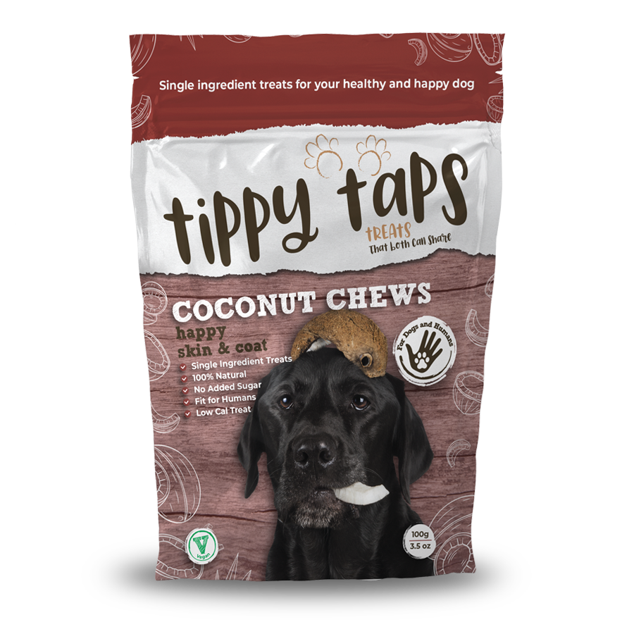 Coconut Chews - Tippy Taps 100% natural dog treats 100g