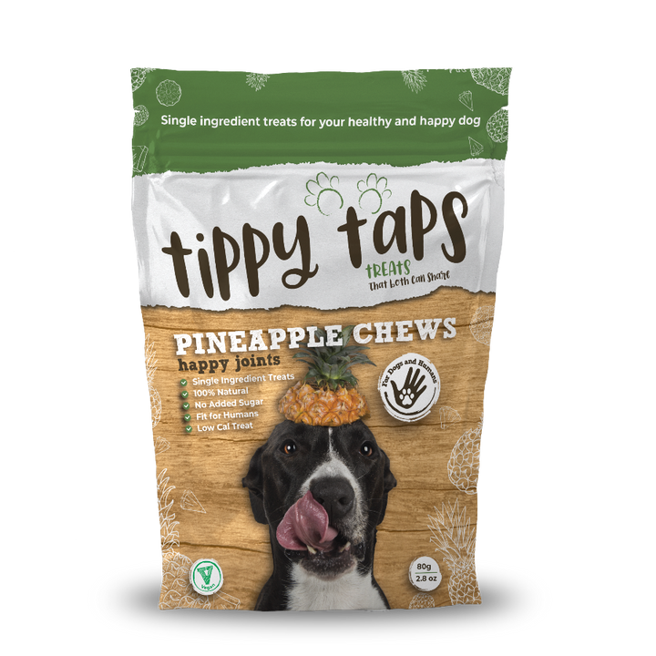 Pineapple Chews - Tippy Taps 100% natural dog treats 80g