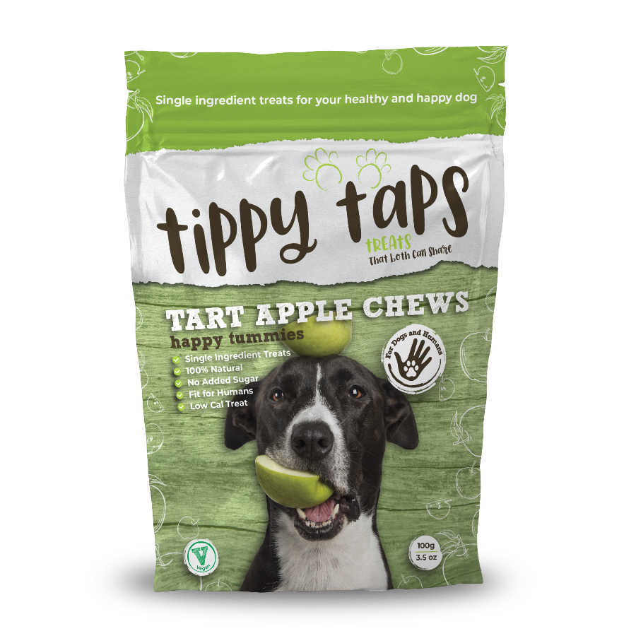 Tart Apple Chews - Tippy Taps 100% natural dog treats 100g