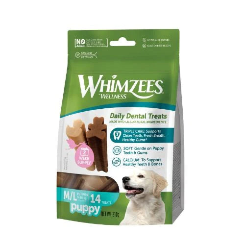 Whimzees Puppy Sticks - M/L, 14 sticks