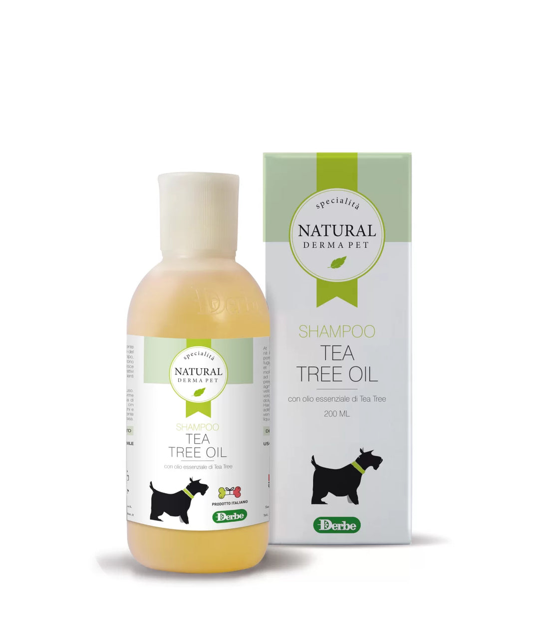 Natural Derma Pet Shampoo, Tea Tree Oil, 200ml