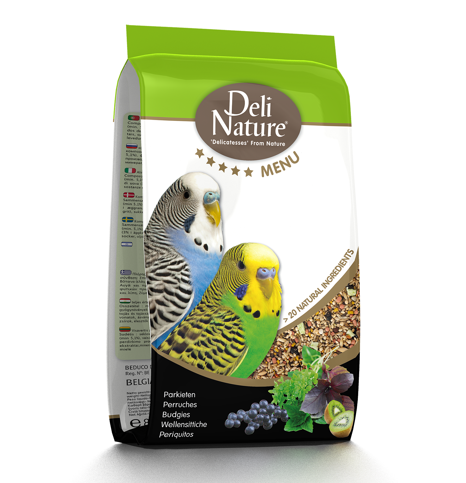 Deli nature online parrot food