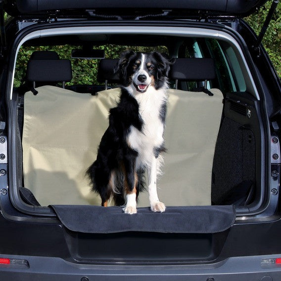 Car boot cover, 1.80 x 1.30 m, beige/black