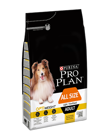 Purina Pro Plan All Size light Optiweight petshopmalta