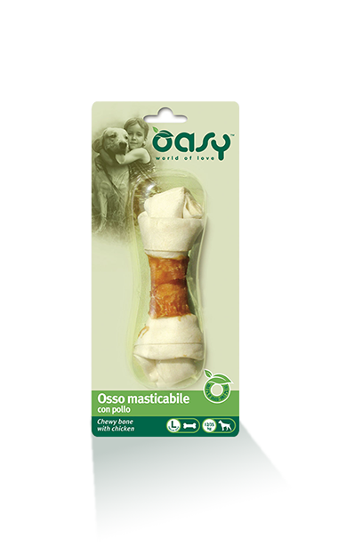 Oasy Snack Chewing Bone with Chicken, Large