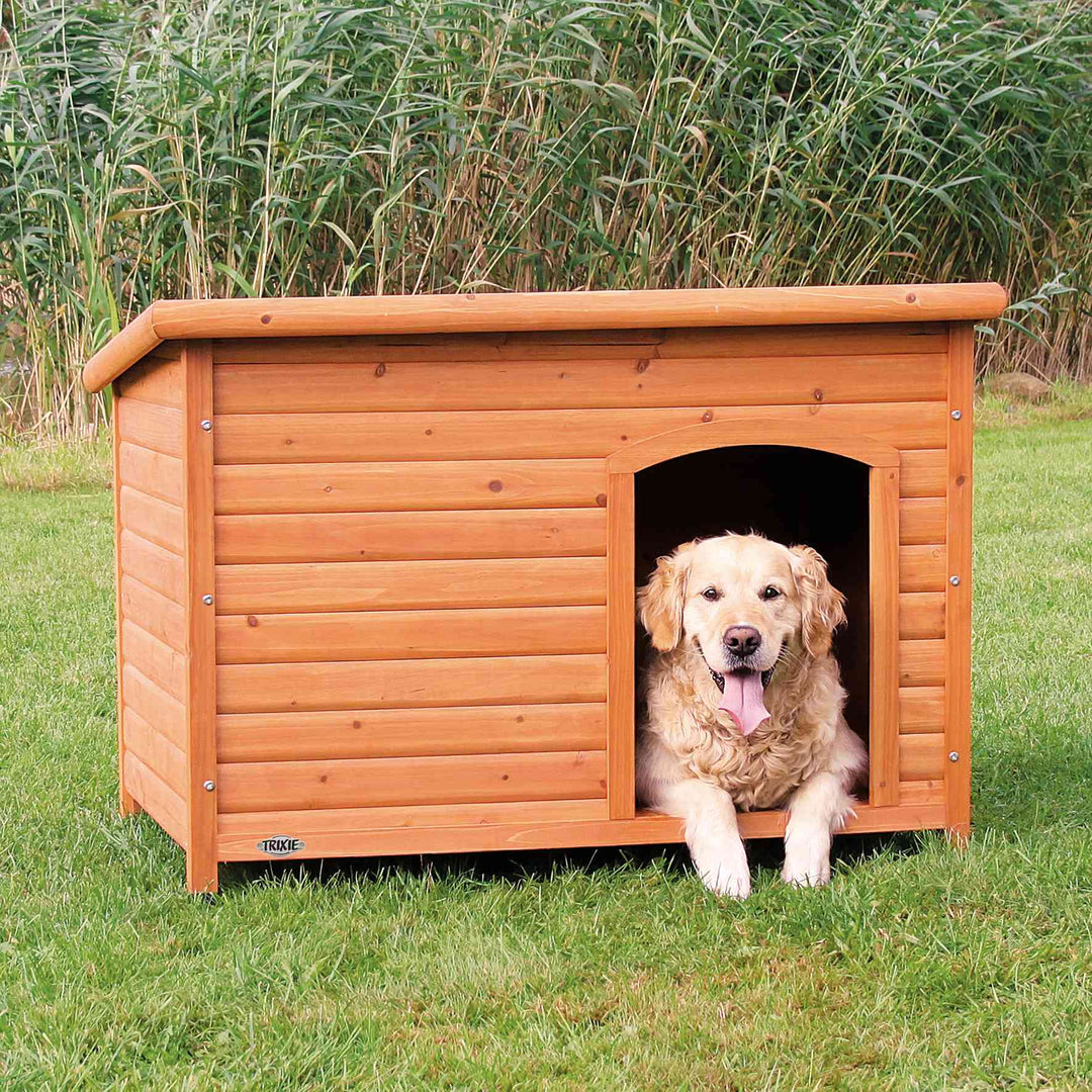 Natura Flat roof kennel, Natural