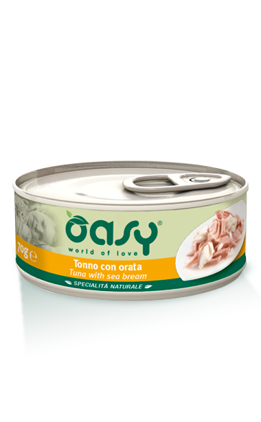 Oasy Cat Tin - Tuna with Sea Bream