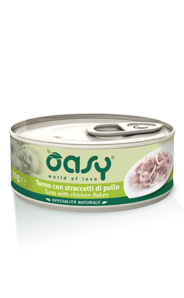 Oasy Cat Tin -  Tuna with Sliced Chicken