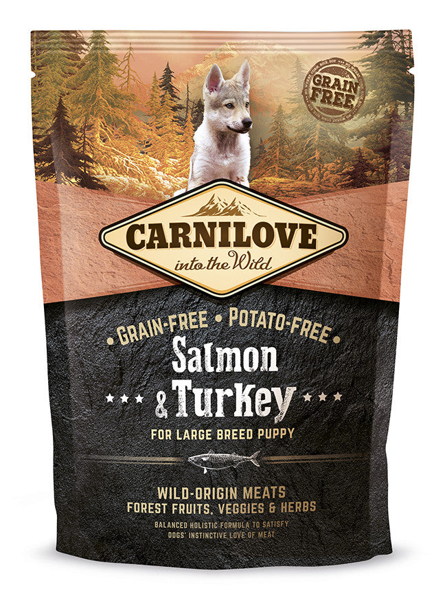 Carnilove Wild Large Puppy Salmon & Turkey