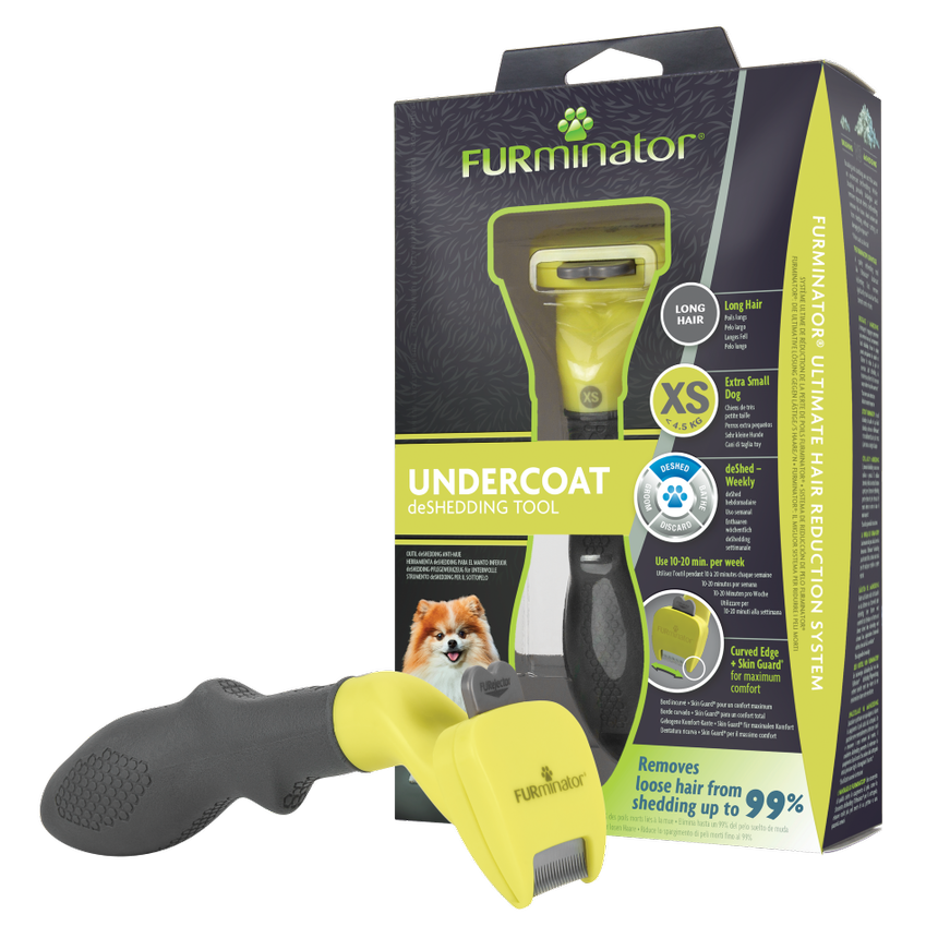 Furminator Extra Small dog Undercoat Deshedding tool, Long hair