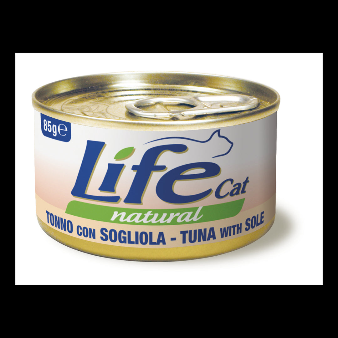 Lifecat tuna with sole, 85 gr