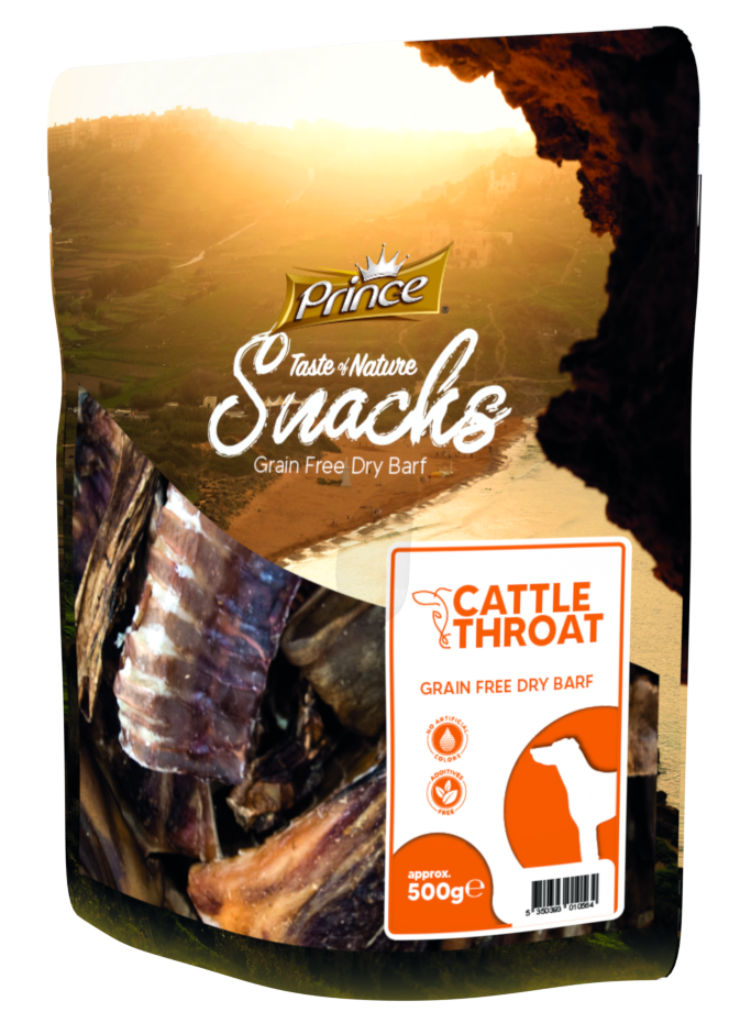 Prince Taste of Nature Snacks - Cattle Throat, 500g