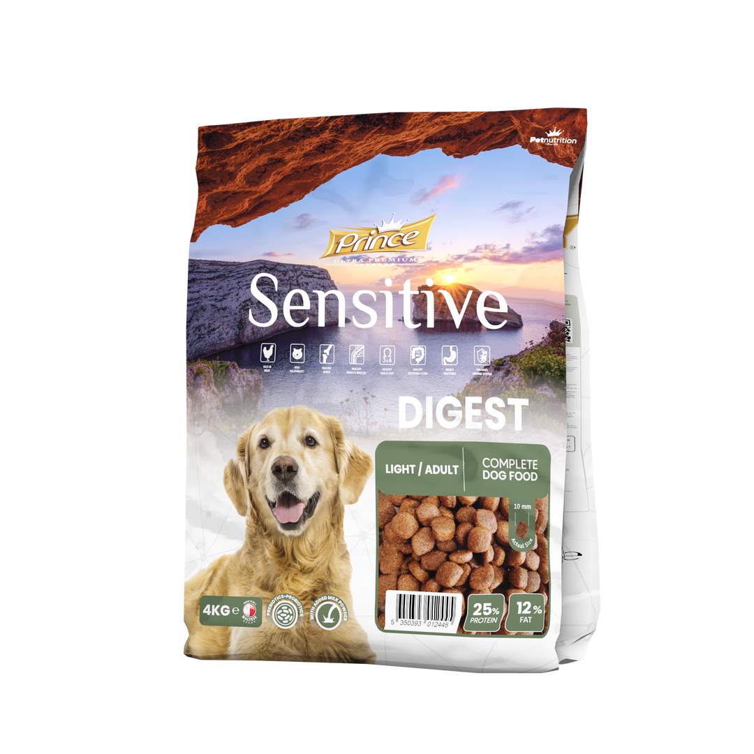 Prince dry food, Sensitive Digest, 4Kg