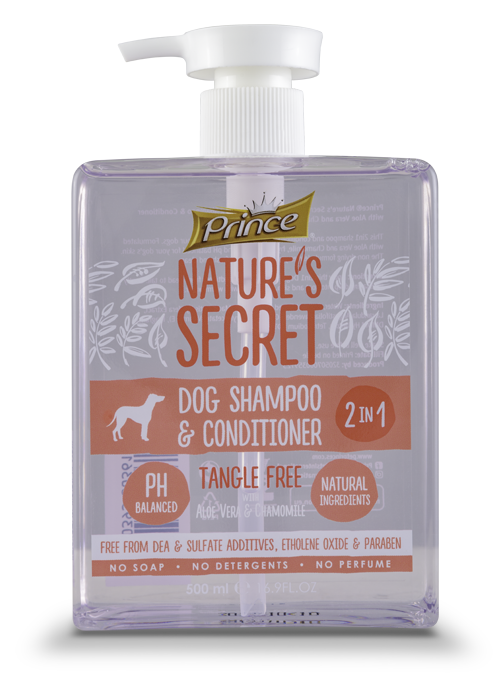 Prince Nature's Dog Shampoo & Conditioner Tangle Free with Aloe Vera & Chamomile, 500ml