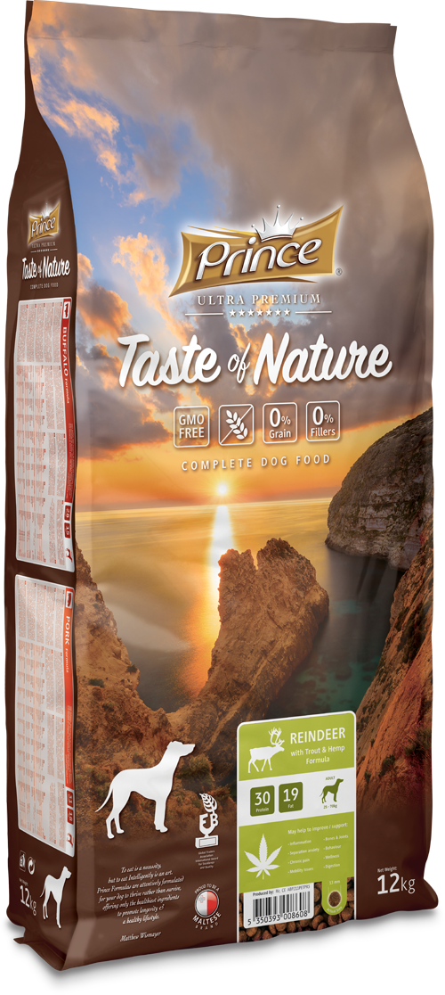 Prince Taste Of Nature Ultra Premium, Reindeer with Trout & Hemp