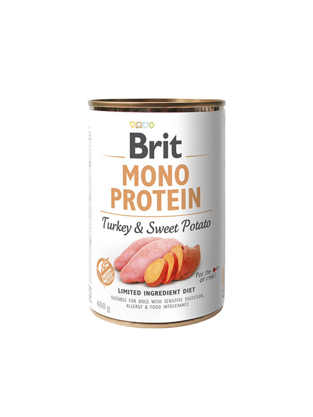 Brit Mono Protein tins 400g - Turkey & Sweet Potato