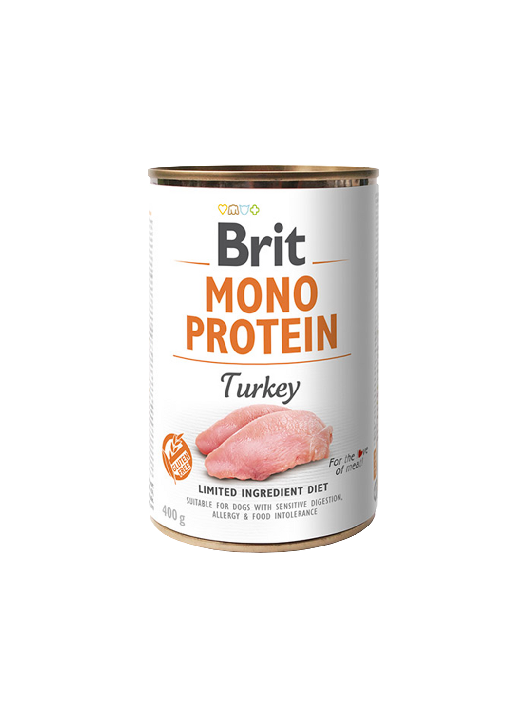Brit Mono Protein tins 400g - Turkey