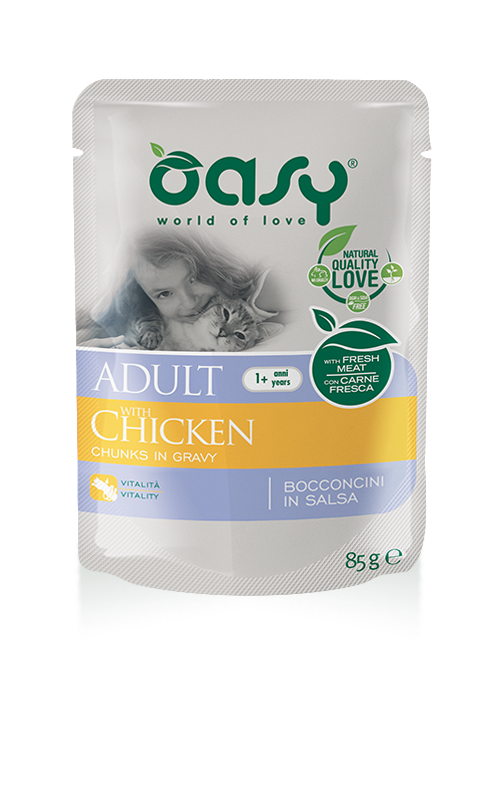 Oasy chunks in gravy pouches - Chicken, 85g