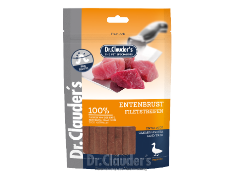 Dr Clauder's Duck Breast Filet Strips small, 80g