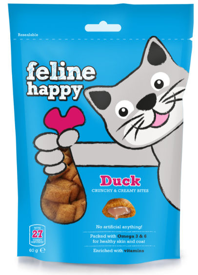 Feline Happy Duck