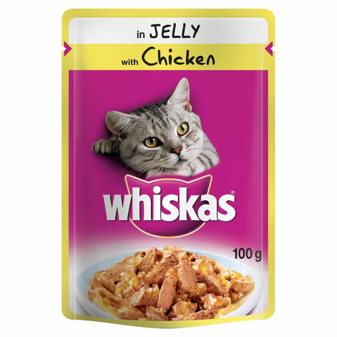 Whiskas Pouch Chicken in Jelly 100g