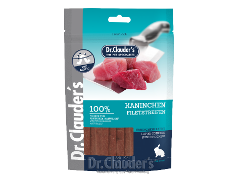 Dr Clauder's Rabbit Filet Strips small, 80g