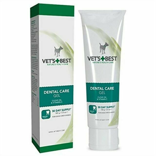 Vet's Best Dental gel toothpaste silicone finger brush, 100g
