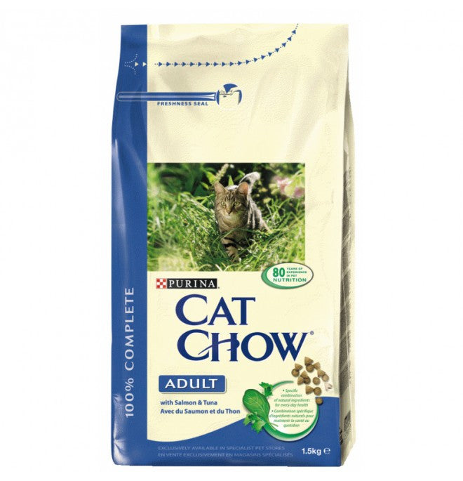 Purina Cat Chow Adult Tuna & Salmon, 15kgs