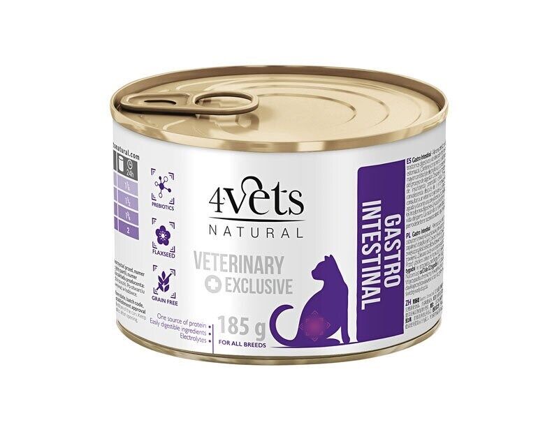 4Vets Gastro Intestinal 185g - Cat